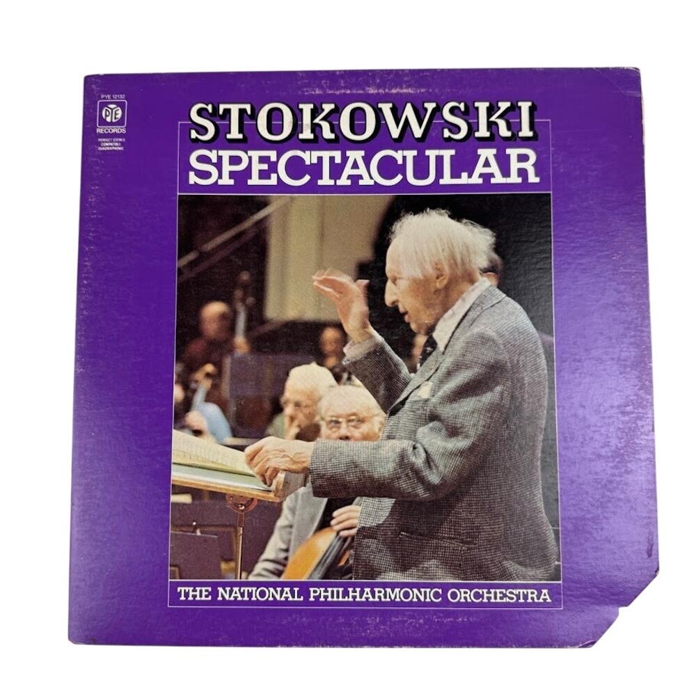 Leopold Stokowski Stokowski Spectacular PYE 12132 National Philharmonic Gatefold